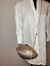 Load image into Gallery viewer, Crystal Football Handbag