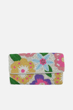 Load image into Gallery viewer, Floral Beaded Clutch
