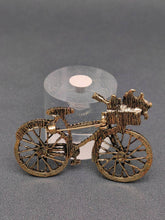 Load image into Gallery viewer, Colorful Rhinestone Bicycle Brooch: Blue
