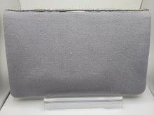 Load image into Gallery viewer, Grey and Gold Scallop Beaded Clutch
