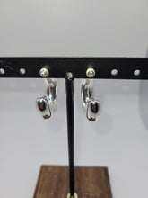 Load image into Gallery viewer, Silver Cresent Moon Earrings
