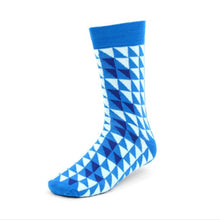 Load image into Gallery viewer, Men&#39;s Sock Trio Blue and Black
