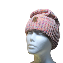 Load image into Gallery viewer, Women&#39;s Beanie with Pom Pink
