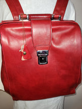 Load image into Gallery viewer, Red Genuine leather Doctor Backpack
