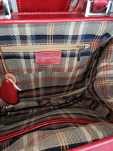 Load image into Gallery viewer, Red Genuine leather Doctor Backpack
