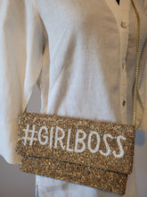 Load image into Gallery viewer, Gold Girl Boss Clutch
