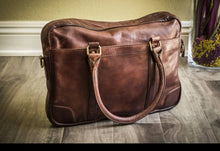 Load image into Gallery viewer, Brown Leather Brief Case/Bag

