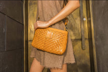 Load image into Gallery viewer, Leather Weave Crossbody Bag
