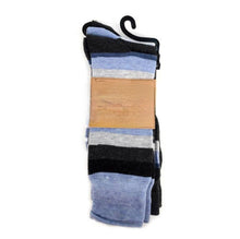 Load image into Gallery viewer, Men&#39;s Blue Sock Trio
