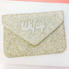Load image into Gallery viewer, Wifey Hand Beaded Clutch
